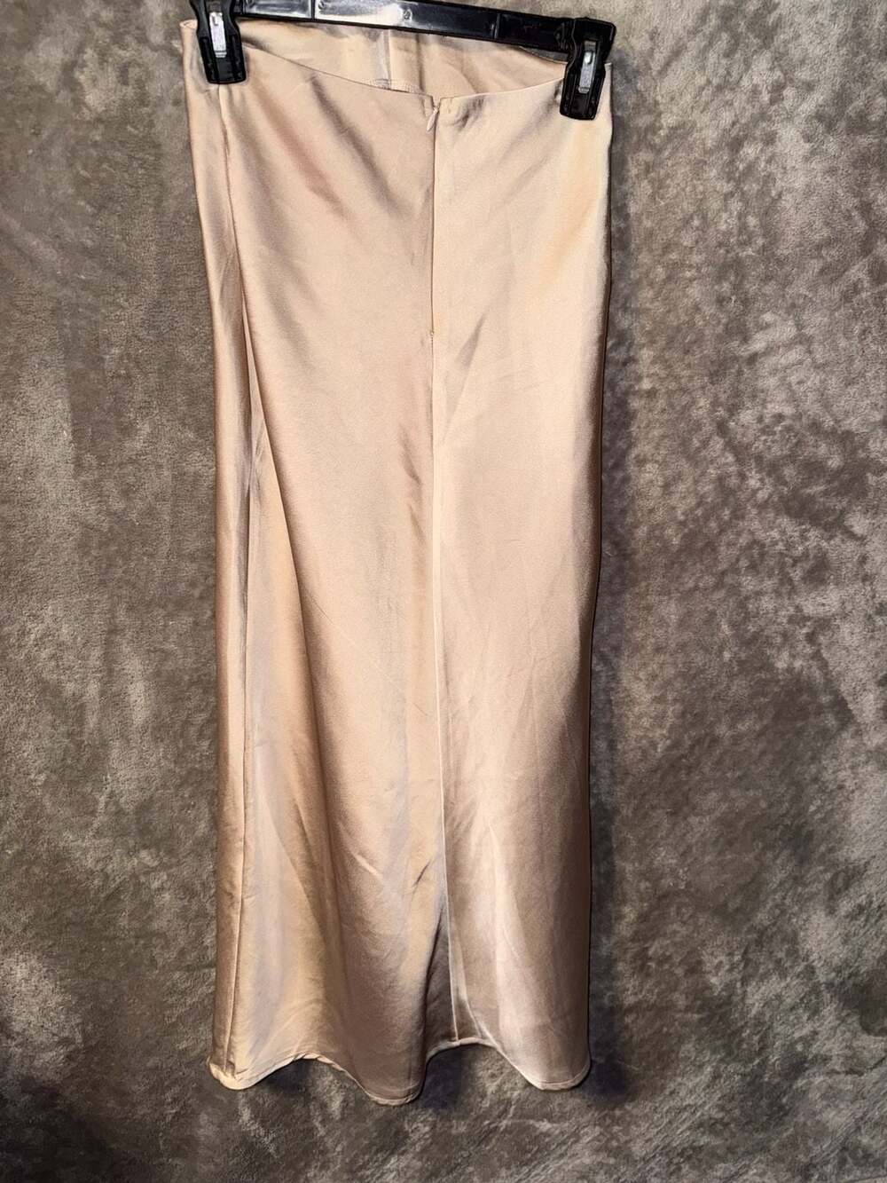 Hello Molly Champagne Satin Twist Cut-Out Maxi Dress - Picture 5 of 8